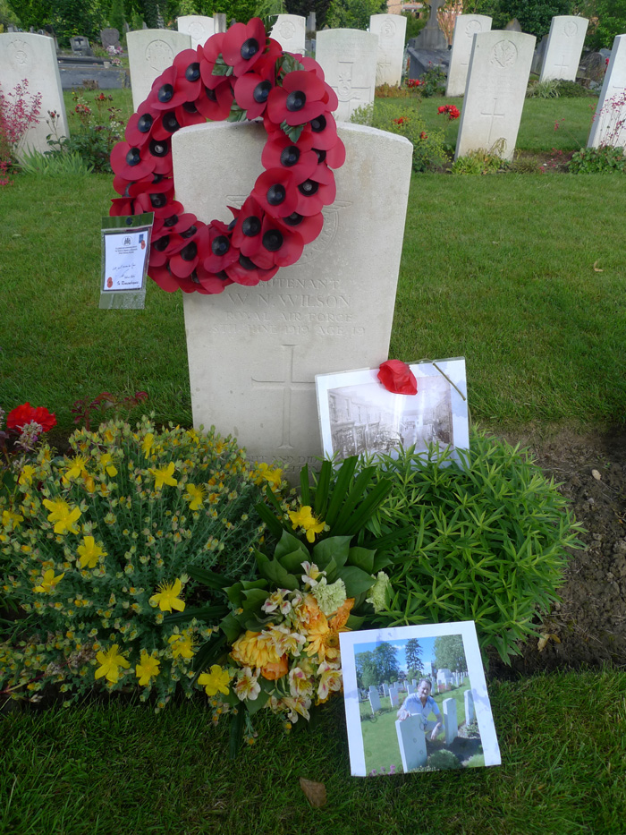burial of William Wilson at the Namur cemetery in Belgrade